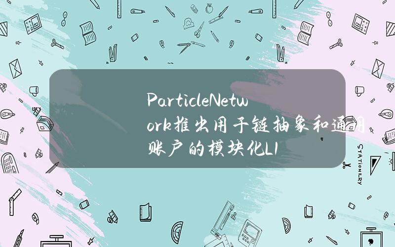 ParticleNetwork推出用于链抽象和通用账户的模块化L1