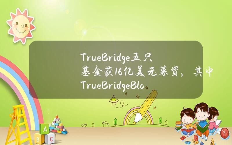 TrueBridge五只基金获16亿美元募资，其中TrueBridgeBlockchainI融资6200万美元